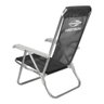 Cadeira Reclinável 4 Posições Aluminio Lazy Sannet Preto Bel - 2