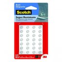 Ver imagem 1 de Protetor de Silicone Anti-impacto Redondo Pp com 28 Unidades Transparente Scotch - 3m