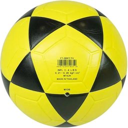 Bola de Futevôlei Mikasa Ft-5 Amarela e Preta - Oficial - 2
