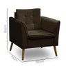 Poltrona Decorativa Riviera Veludo - Star Confort - 7