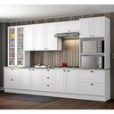 Ver imagem 7 de Cozinha Modulada 343cm 6 Peças 12 Portas 7 Gavetas Americana Henn - Branco/calcare