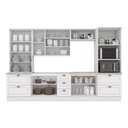 Ver mais imagens de Cozinha Modulada 343cm 6 Peças 12 Portas 7 Gavetas Americana Henn - Branco/calcare