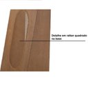 Ver imagem 5 de Mesa Tampo MDF e Vidro Reto 220cm x 80cm Celine Marrom/Amendoa