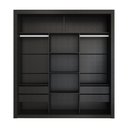 Ver imagem 2 de Closet Modulado 8 Gavetas 15 Prateleiras Preto Amoudi Móveis Preto Tx