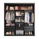 Ver imagem 6 de Closet Modulado 8 Gavetas 15 Prateleiras Preto Amoudi Móveis Preto Tx