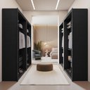 Ver imagem 7 de Closet Modulado 8 Gavetas 15 Prateleiras Preto Amoudi Móveis Preto Tx