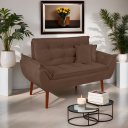 Ver imagem 3 de Kit 01 Namoradeira Opala + 02 Almofadas Cheias Suede