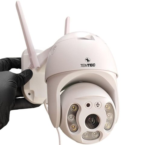 Câmera Segurança Wifi Robô 360 Ip66 Chuva Controle Via App