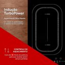 Ver imagem 7 de Cooktop de Indução 5 Bocas 90cm Full Glass Painel Touch 9500W Preto 220V - Eos