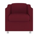 Ver imagem 4 de Kit 6 Cadeiras Poltronas Decorativas Espera Clinica Dentista Cor:marsala