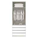 Ver imagem 3 de Guarda-Roupa Modulado 2 Portas 4 Gavetas Prime Plus Luciane Móveis