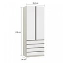 Ver imagem 5 de Guarda-Roupa Modulado 2 Portas 4 Gavetas Prime Plus Luciane Móveis