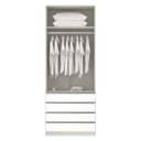 Ver imagem 2 de Guarda-Roupa Modulado 2 Portas 4 Gavetas Prime Plus Luciane Móveis