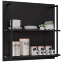 Ver imagem 1 de Painel Industrial Multiuso 2 Prateleiras Cler M05 Preto - Inoviza
