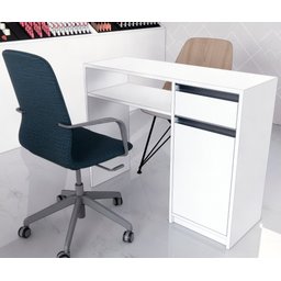 Mesa de manicure 1Gaveta + 1Porta 100%MDF NAIL DESIGN - 1