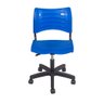 Cadeira Iso Turim Plastica Giratoria Secretaria com Regulagem de Altura Azul Popmov Cadeira Iso Gira - 2
