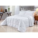 Ver imagem 4 de Edredom 400 Fios Egípcio Solteiro Dupla Face Branco 100% Algodão 2 Peças