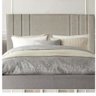 Cabeceira Estofada Queen 160CM Grécia Linho Bege - D A DECOR D&A Decor - 1