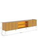 Ver imagem 2 de Rack Bancada Maggiore 2.4 Naturale - Colibri