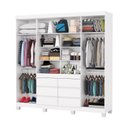 Ver imagem 3 de Guarda Roupa 4 Portas 6 Gavetas Xline -grand Line