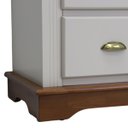 Ver imagem 4 de Balcão Buffet 4 Portas 2 Gavetas Manchester 2042 Linz Móveis - Off White/imbuia Glazer