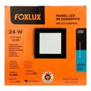 Ver imagem 7 de Kit 2 Painel Led 27,7x27,7 Quadrado Preto Sobrepor 24w 6500k Foxlux