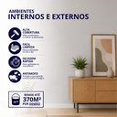 Ver imagem 2 de Tinta Acrílica Premium Fosco Cor Cinza Preguiçoso 18L Antimofo Baixo Odor Durín