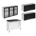 Ver imagem 2 de Cozinha Compacta 7 Portas 2 Gavetas Dandara Itatiaia