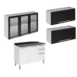 Cozinha Compacta 7 Portas 2 Gavetas Dandara Itatiaia - 2 Cozinha Compacta 7 Portas 2 Gavetas Dandara Itatiaia - 2