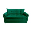Ver imagem 6 de Sofá Small 3 Lugares Conforto 160cm Suede Verde Herrero Decor