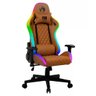 Cadeira Gamer Fox Racer Rgb Marrom com Iluminação e Alto-falante - 1