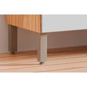 Ver imagem 2 de Kit de Cozinha Compacta Moscato 4 Portas e 1 Gaveta 197x101cm Amendoa-off White - Ronipa