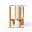 Ver imagem 3 de Trio de Vasos Pé Alto Miira Studio