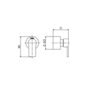 Ver imagem 2 de Acabamento de Registro Base Deca Argon Ouro Escovado 1/2,3/4 e 1 - Docol