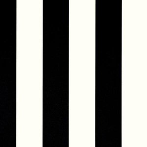 Papel de Parede Listrado Preto e Branco com Cola Inclusa