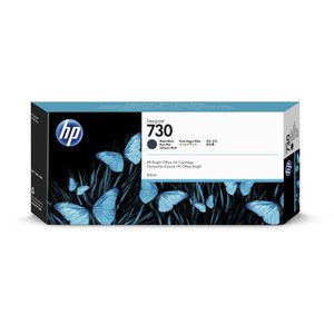 Cartucho de Tinta Hp 730 Preto Fosco Pluk 300 Ml - P2v71a