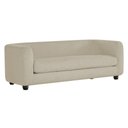 Ver imagem 1 de Sofá 3 Lugares Luxo Recepção Escritorio Sala Veneza 180cm Bouclé Cor Bege