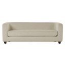 Ver imagem 3 de Sofá 3 Lugares Luxo Recepção Escritorio Sala Veneza 180cm Bouclé Cor Bege