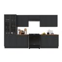 Ver imagem 2 de Armário de Cozinha Modulada Completa Fidelitá Nara 100% MDF 6 Peças 360cm 16 Portas 2 Gavetas com