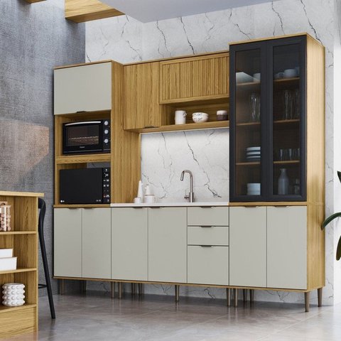 Cozinha Modulada Compacta 4 Peças Copenhague