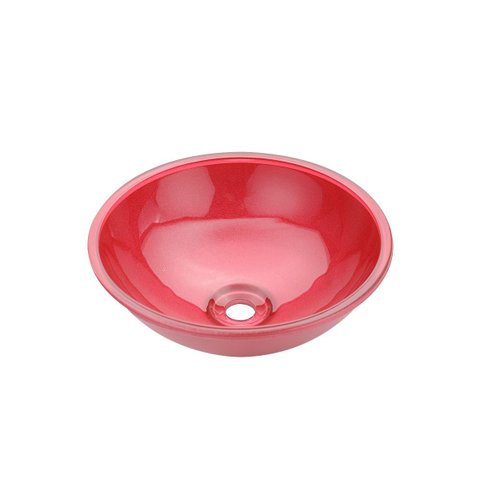 Cuba de Vidro 350mm Bordô - Construmarcas