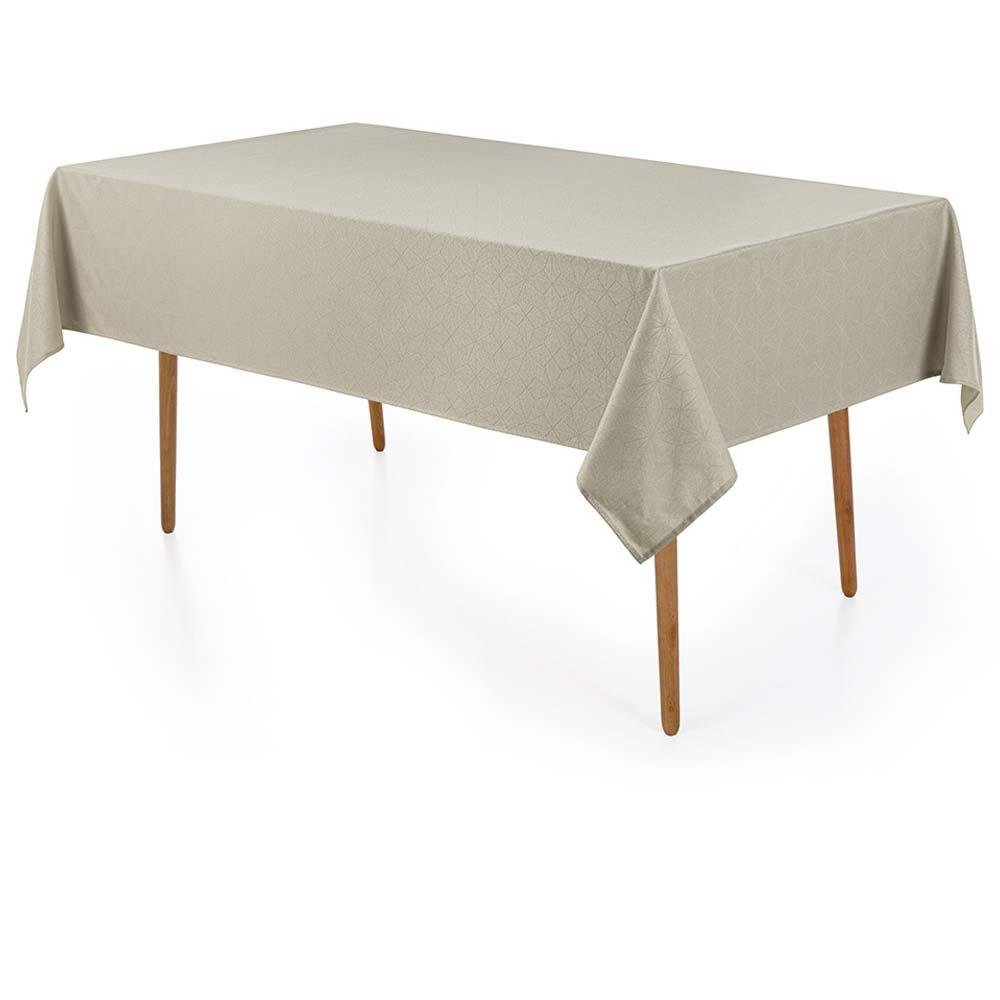 Toalha de Mesa Retangular 160x220cm Sempre Limpa Caetano - Karsten Cinza - 2