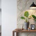 Ver imagem 5 de Kit 40 Placas Ripadas Efeito Mármore Calacatta Luxo Painel Decorativo 3d Modular
