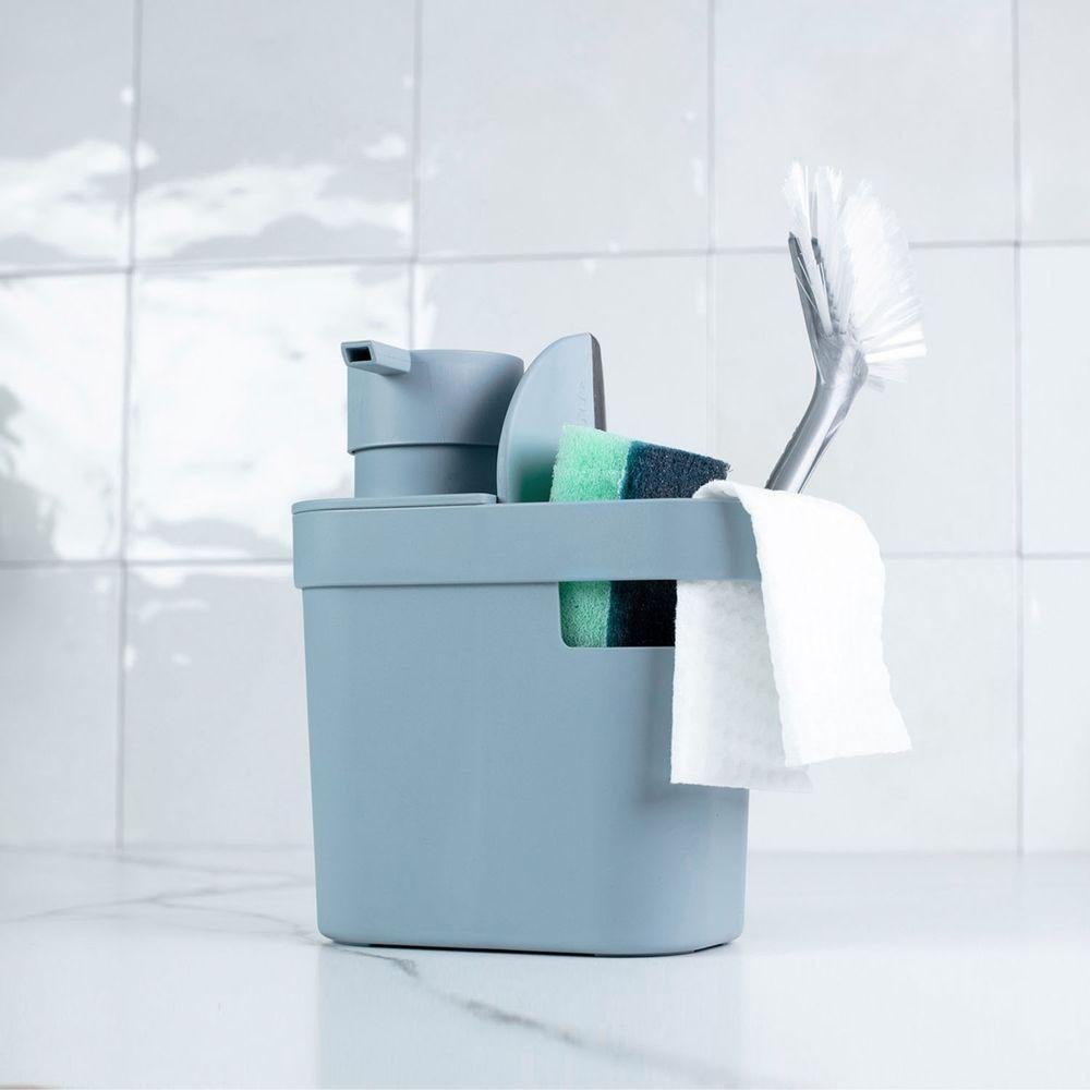 Dispenser para Detergente e Organizador de Pia Trium ou 650 Ml Cor:chumbo - 6