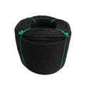 Ver imagem 1 de Corda Trançada Pe Virgem S/alma C/aprox. 308 Metros - Preto 5mm