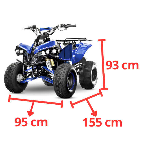 Super Quadriciclo 125cc Preto, Automático, com Ré 0km Dsr - 2