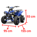 Ver imagem 2 de Super Quadriciclo 125cc Preto, Automático, com Ré 0km Dsr