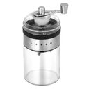 Ver imagem 1 de Moedor de Café Manual Moinho de Cerâmica com Ajuste de Moagem Recipiente de Vidro Premium
