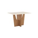 Ver imagem 2 de Mesa de Jantar Vertice 120 S/ Vidro Nature/off White - Henn