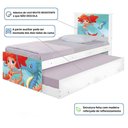 Ver imagem 3 de Bi Cama Juvenil Zap com Cabeceira Sereia Ruiva